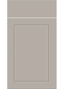 Click Here To Enlarge This Photo Of Bella Supermatt Pebble : Style : Dalton. MDF Vinyl Wrapped Door/Drawer