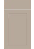 Bella Supermatt Cashmere : Style : Dalton. MDF Vinyl Wrapped Door/Drawer