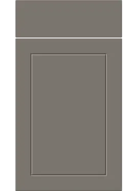 Click Here To Enlarge This Photo Of Bella Supermatt Taupe : Style : Dalton. MDF Vinyl Wrapped Door/Drawer