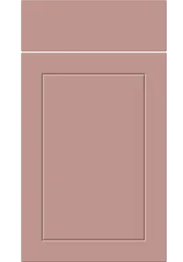 Click Here To Enlarge This Photo Of Bella Supermatt Blush Pink : Style : Dalton. MDF Vinyl Wrapped Door/Drawer