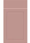 Bella Supermatt Blush Pink : Style : Dalton. MDF Vinyl Wrapped Door/Drawer
