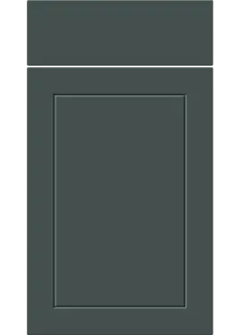 Click Here To Enlarge This Photo Of Bella Supermatt Kombu Green : Style : Dalton. MDF Vinyl Wrapped Door/Drawer