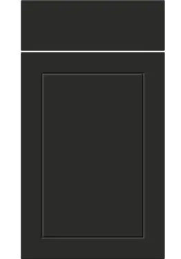 Click Here To Enlarge This Photo Of Bella Supermatt Graphite : Style : Dalton. MDF Vinyl Wrapped Door/Drawer