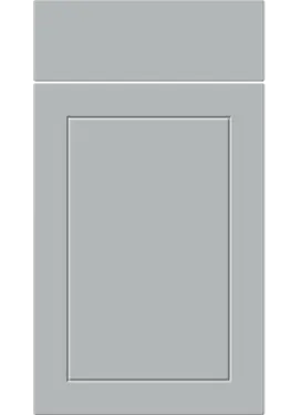 Click Here To Enlarge This Photo Of Bella Supermatt Dove Grey : Style : Dalton. MDF Vinyl Wrapped Door/Drawer