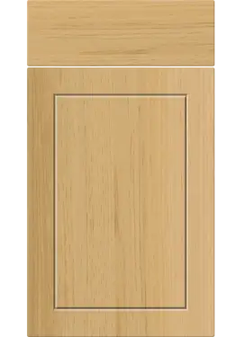 Click Here To Enlarge This Photo Of Bella Lissa Oak : Style : Dalton. MDF Vinyl Wrapped Door/Drawer
