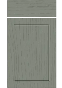 Click Here To Enlarge This Photo Of Bella Paintflow Matt Sage Green : Style : Dalton. MDF Vinyl Wrapped Door/Drawer
