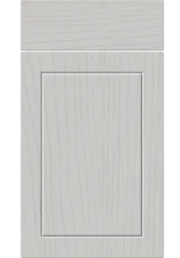 Click Here To Enlarge This Photo Of Bella Paintflow Matt Light Grey : Style : Dalton. MDF Vinyl Wrapped Door/Drawer