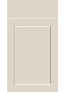 Click Here To Enlarge This Photo Of Bella Supermatt Taupe Grey : Style : Dalton. MDF Vinyl Wrapped Door/Drawer