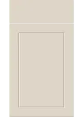 Bella Supermatt Taupe Grey : Style : Dalton. MDF Vinyl Wrapped Door/Drawer