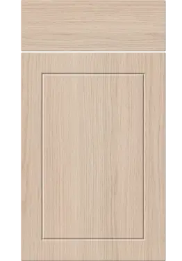 Click Here To Enlarge This Photo Of Bella Light Vicenza Oak : Style : Dalton. MDF Vinyl Wrapped Door/Drawer