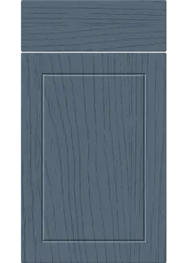 Click Here To Enlarge This Photo Of Bella Paintflow Colonial Blue : Style : Dalton. MDF Vinyl Wrapped Door/Drawer