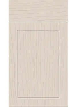 Click Here To Enlarge This Photo Of Bella Paintflow Taupe Grey : Style : Dalton. MDF Vinyl Wrapped Door/Drawer