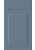 Bella Supermatt Misty Blue : Style : Dalton. MDF Vinyl Wrapped Door/Drawer