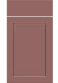 Bella Supermatt Rusty Red : Style : Dalton. MDF Vinyl Wrapped Door/Drawer