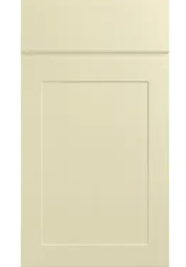 Click Here To Enlarge This Photo Of Bella Ivory : Style : Elland. MDF Vinyl Wrapped Door/Drawer