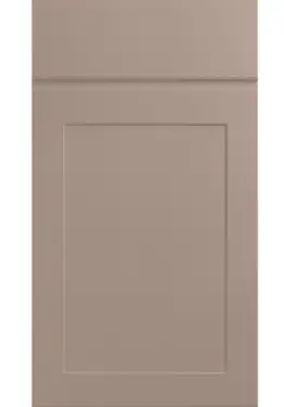 Click Here To Enlarge This Photo Of Bella Supermatt Cashmere : Style : Elland. MDF Vinyl Wrapped Door/Drawer