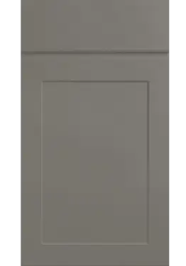 Click Here To Enlarge This Photo Of Bella Supermatt Taupe : Style : Elland. MDF Vinyl Wrapped Door/Drawer