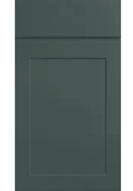 Click Here To Enlarge This Photo Of Bella Supermatt Kombu Green : Style : Elland. MDF Vinyl Wrapped Door/Drawer