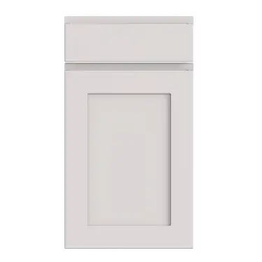 Click Here To Enlarge This Photo Of Bella Supermatt Dove Grey : Style : Elland. MDF Vinyl Wrapped Door/Drawer