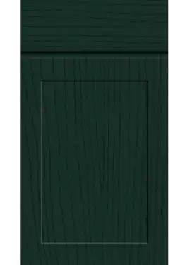 Click Here To Enlarge This Photo Of Bella Paintflow Matt Fir Green : Style : Elland. MDF Vinyl Wrapped Door/Drawer