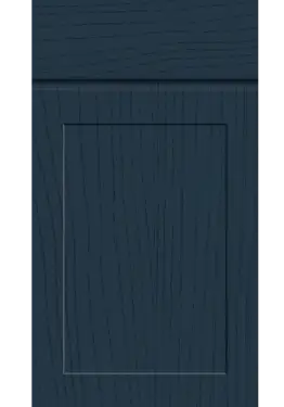 Click Here To Enlarge This Photo Of Bella Paintflow Matt Indigo Blue : Style : Elland. MDF Vinyl Wrapped Door/Drawer