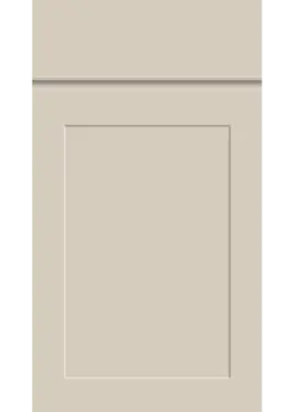 Click Here To Enlarge This Photo Of Bella Supermatt Taupe Grey : Style : Elland. MDF Vinyl Wrapped Door/Drawer