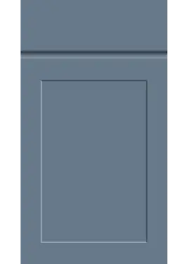 Click Here To Enlarge This Photo Of Bella Supermatt Misty Blue : Style : Elland. MDF Vinyl Wrapped Door/Drawer