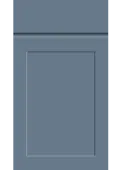 Bella Supermatt Misty Blue : Style : Elland. MDF Vinyl Wrapped Door/Drawer
