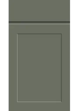 Click Here To Enlarge This Photo Of Bella Supermatt Smoke Green : Style : Elland. MDF Vinyl Wrapped Door/Drawer