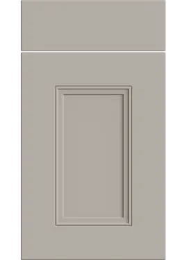 Click Here To Enlarge This Photo Of Bella Supermatt Pebble : Style : Buxton. MDF Vinyl Wrapped Door/Drawer