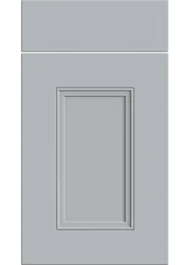 Click Here To Enlarge This Photo Of Bella Matt Dove Grey : Style : Buxton. MDF Vinyl Wrapped Door/Drawer