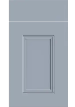 Click Here To Enlarge This Photo Of Bella Supermatt Denim : Style : Buxton. MDF Vinyl Wrapped Door/Drawer