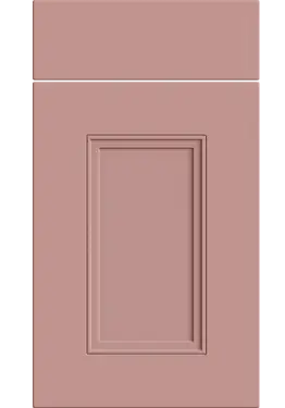 Click Here To Enlarge This Photo Of Bella Supermatt Blush Pink : Style : Buxton. MDF Vinyl Wrapped Door/Drawer
