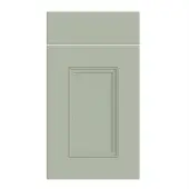Bella Supermatt Sage Green : Style : Buxton. MDF Vinyl Wrapped Door/Drawer