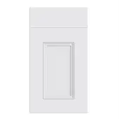 Bella Supermatt White : Style : Buxton. MDF Vinyl Wrapped Door/Drawer