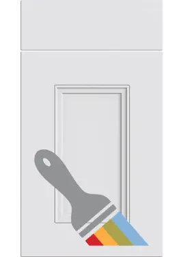 Click Here To Enlarge This Photo Of Bella Paintable : Style : Buxton. MDF Vinyl Wrapped Door/Drawer