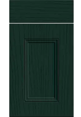 Click Here To Enlarge This Photo Of Bella Paintflow Matt Fir Green : Style : Buxton. MDF Vinyl Wrapped Door/Drawer