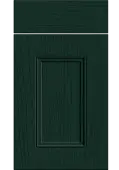 Bella Paintflow Matt Fir Green : Style : Buxton. MDF Vinyl Wrapped Door/Drawer