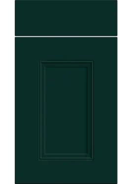 Click Here To Enlarge This Photo Of Bella Supermatt Fir Green : Style : Buxton. MDF Vinyl Wrapped Door/Drawer