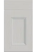 Bella Paintflow Matt Light Grey : Style : Buxton. MDF Vinyl Wrapped Door/Drawer