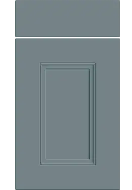 Click Here To Enlarge This Photo Of Bella Supermatt Mood Grey : Style : Buxton. MDF Vinyl Wrapped Door/Drawer
