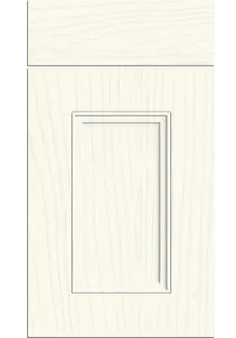 Click Here To Enlarge This Photo Of Bella Paintflow Matt White : Style : Buxton. MDF Vinyl Wrapped Door/Drawer