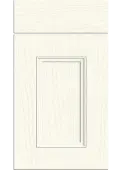 Bella Paintflow Matt White : Style : Buxton. MDF Vinyl Wrapped Door/Drawer