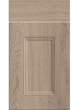Click Here To Enlarge This Photo Of Bella Cremona Oak Cannolo : Style : Buxton. MDF Vinyl Wrapped Door/Drawer