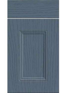 Click Here To Enlarge This Photo Of Bella Paintflow Colonial Blue : Style : Buxton. MDF Vinyl Wrapped Door/Drawer