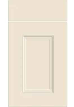 Click Here To Enlarge This Photo Of Bella Supermatt Carat Beige : Style : Buxton. MDF Vinyl Wrapped Door/Drawer