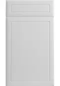 Bella Porcelain White : Style Euroline. MDF Vinyl Wrapped Door/Drawer
