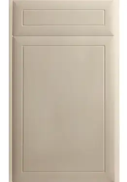 Click Here To Enlarge This Photo Of Bella Matt Mussel : Style : Euroline. MDF Vinyl Wrapped Door/Drawer