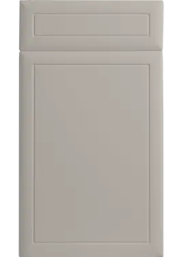 Click Here To Enlarge This Photo Of Bella Supermatt Pebble : Style : Euroline. MDF Vinyl Wrapped Door/Drawer