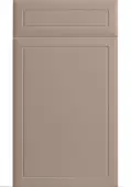 Bella Supermatt Cashmere : Style : Euroline. MDF Vinyl Wrapped Door/Drawer